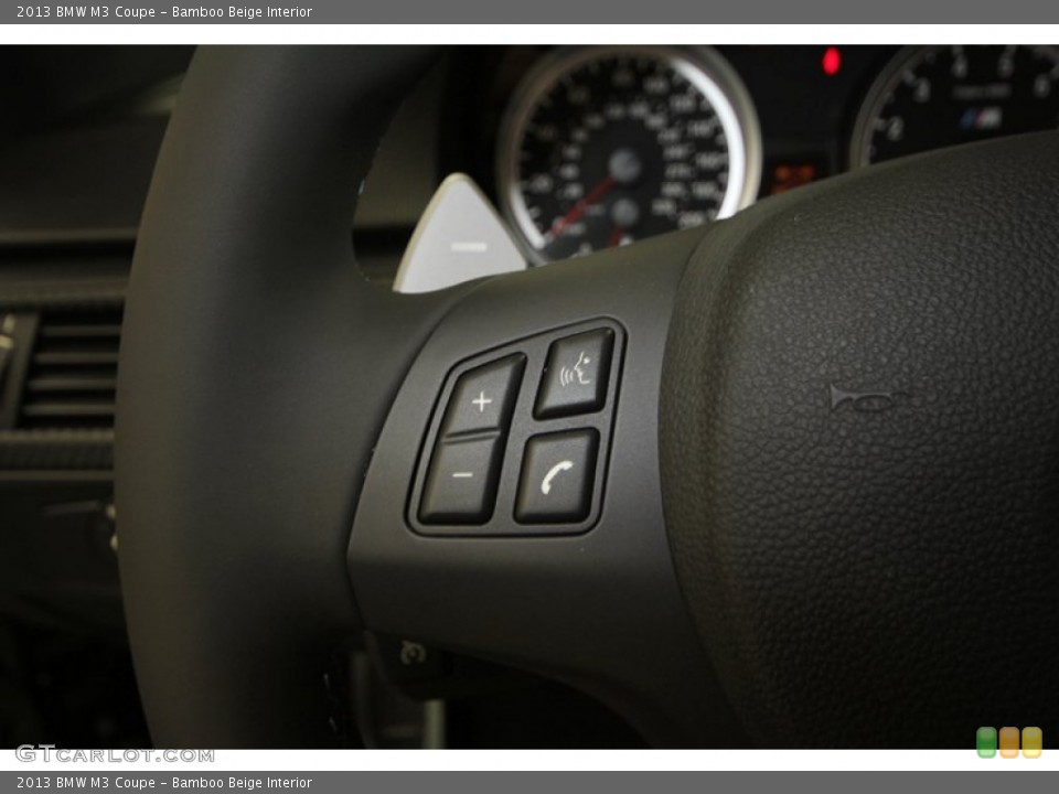 Bamboo Beige Interior Controls for the 2013 BMW M3 Coupe #70690940