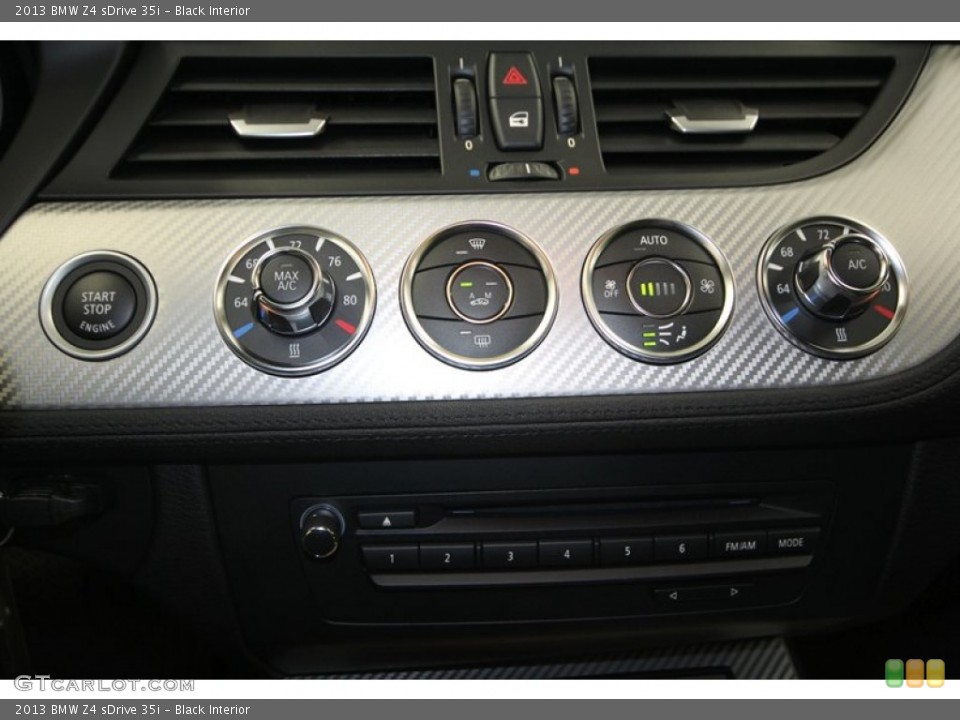 Black Interior Controls for the 2013 BMW Z4 sDrive 35i #70694753