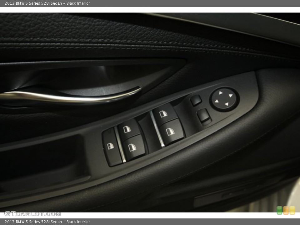 Black Interior Controls for the 2013 BMW 5 Series 528i Sedan #70694948