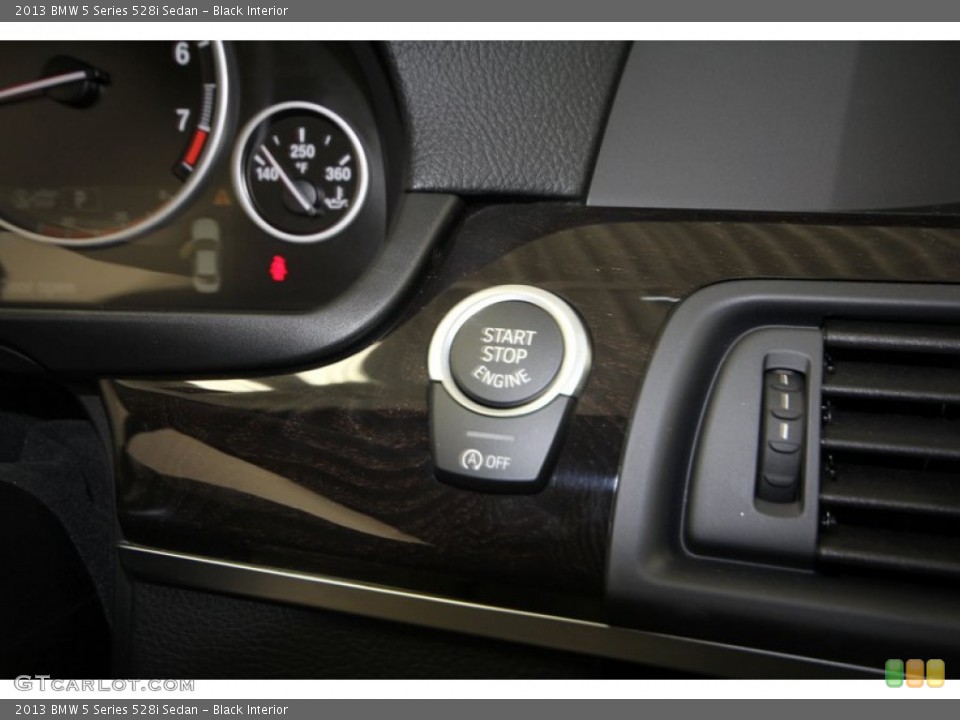Black Interior Controls for the 2013 BMW 5 Series 528i Sedan #70695017