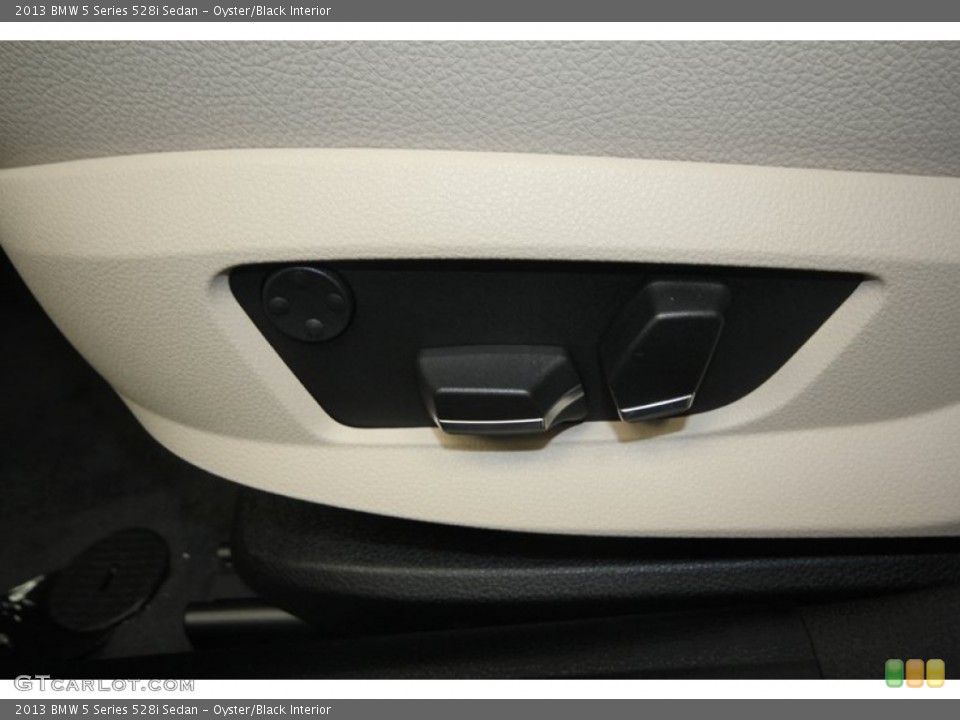 Oyster/Black Interior Controls for the 2013 BMW 5 Series 528i Sedan #70695449
