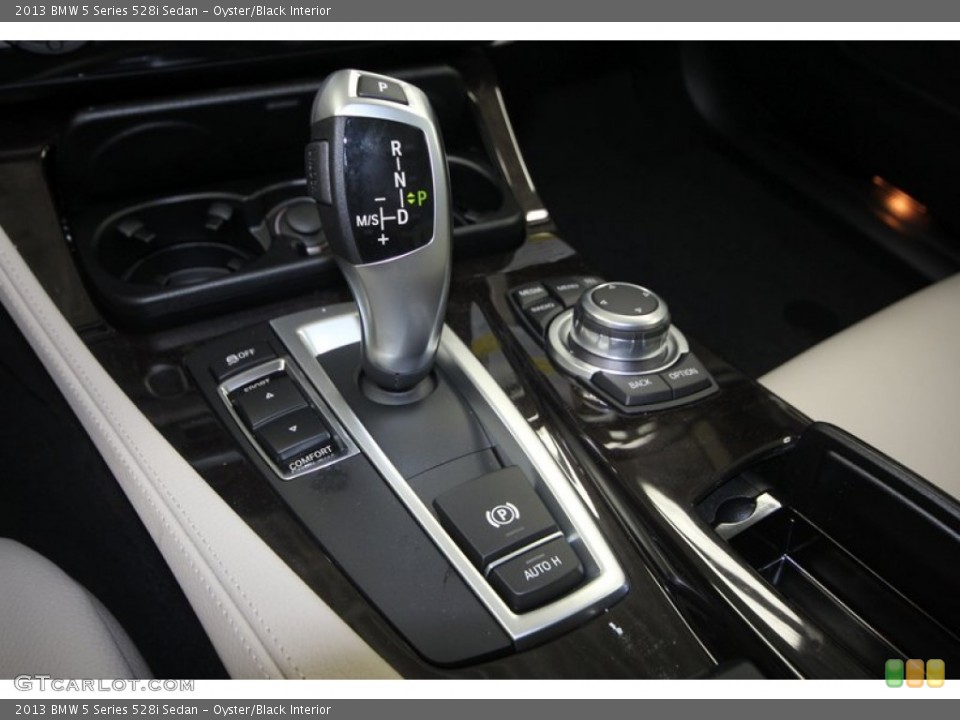 Oyster/Black Interior Transmission for the 2013 BMW 5 Series 528i Sedan #70695476