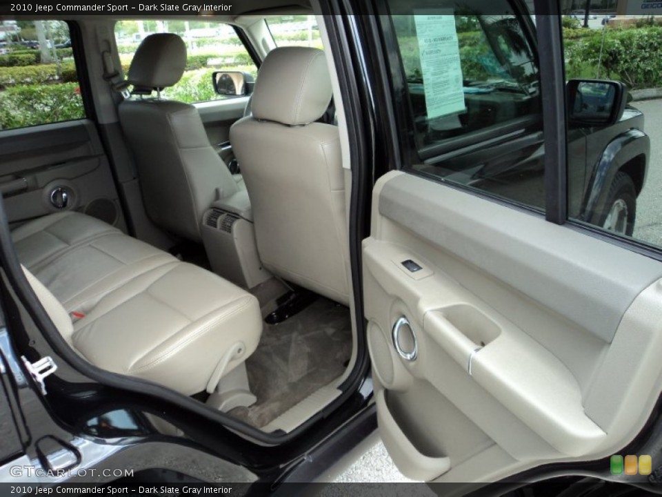 Dark Slate Gray Interior Door Panel for the 2010 Jeep Commander Sport #70700093