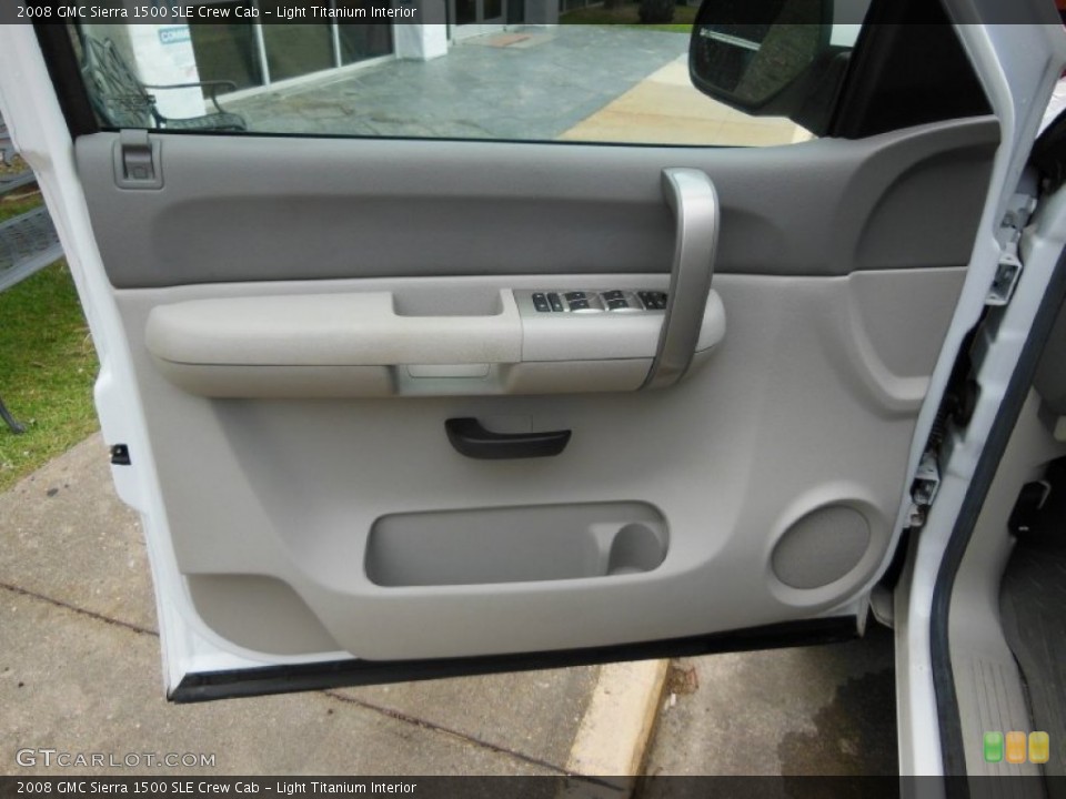 Light Titanium Interior Door Panel for the 2008 GMC Sierra 1500 SLE Crew Cab #70701272