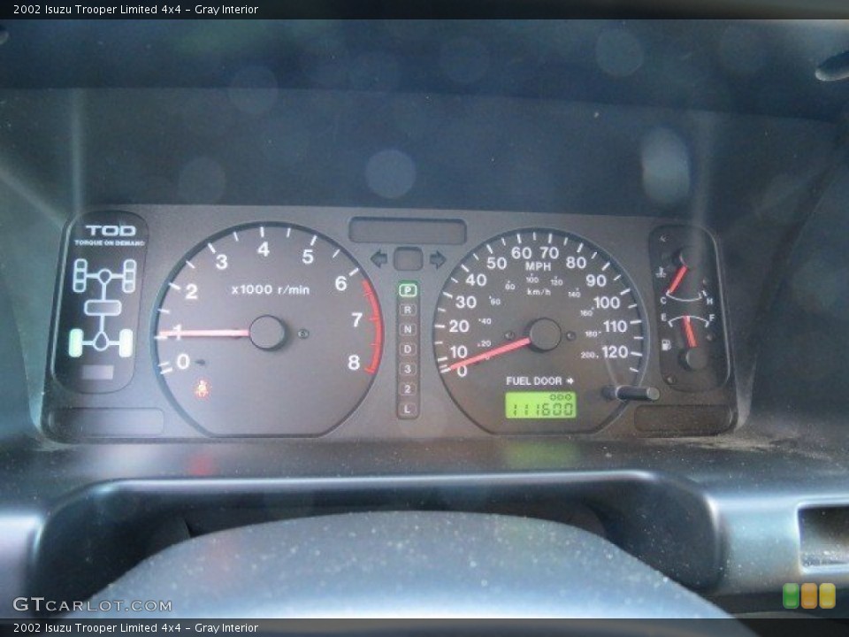Gray Interior Gauges for the 2002 Isuzu Trooper Limited 4x4 #70706399