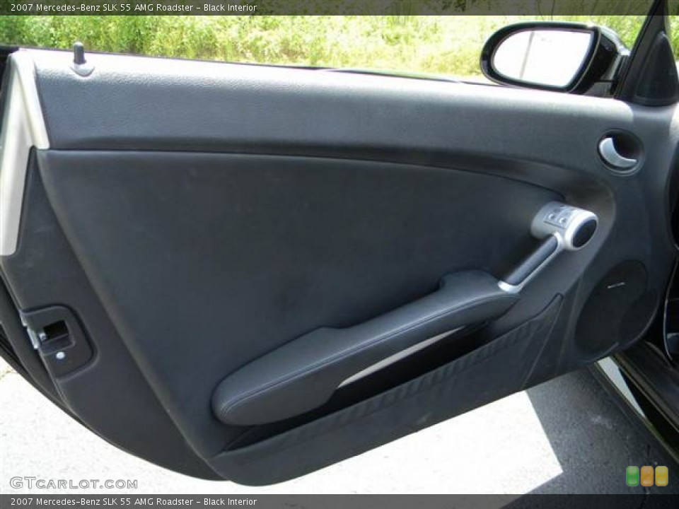 Black Interior Door Panel for the 2007 Mercedes-Benz SLK 55 AMG Roadster #70706639