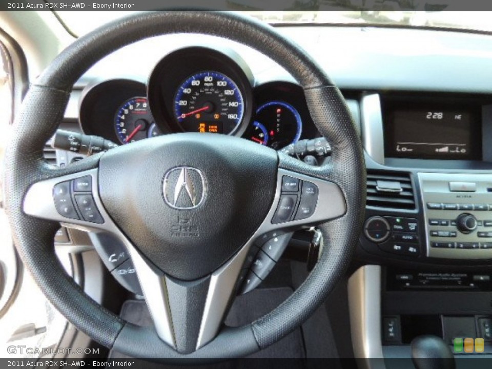 Ebony Interior Steering Wheel for the 2011 Acura RDX SH-AWD #70706942