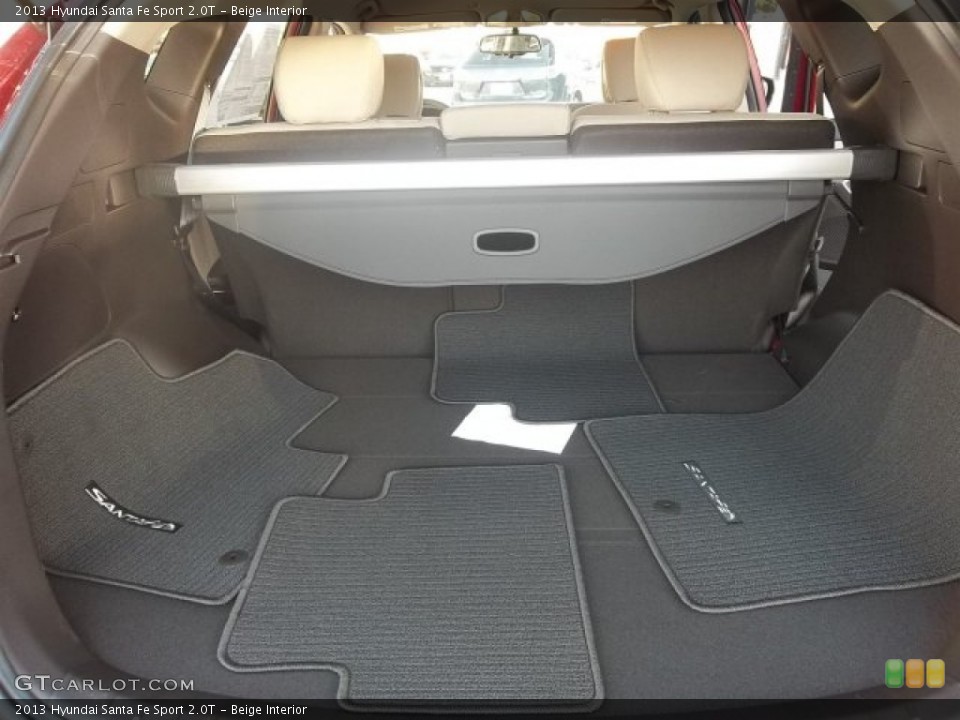 Beige Interior Trunk for the 2013 Hyundai Santa Fe Sport 2.0T #70708826