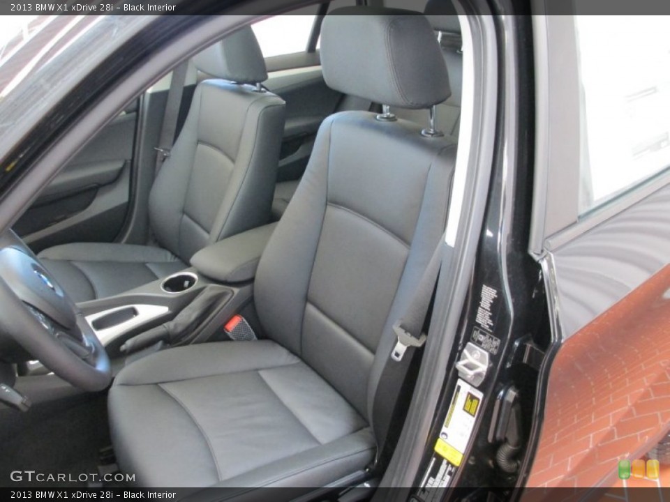 Black Interior Front Seat for the 2013 BMW X1 xDrive 28i #70712786