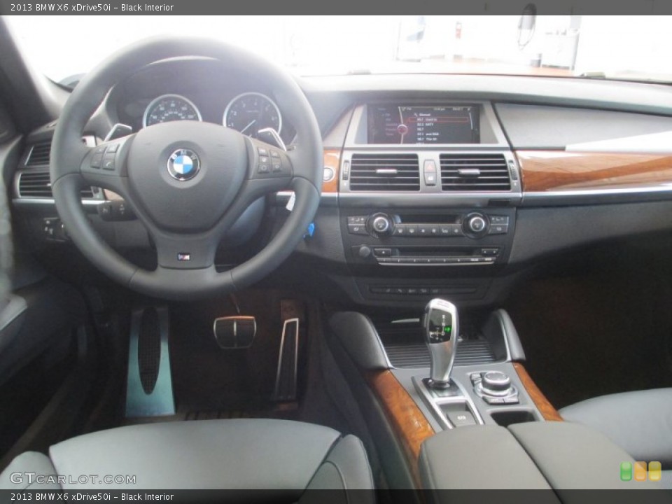 Black Interior Dashboard for the 2013 BMW X6 xDrive50i #70712921