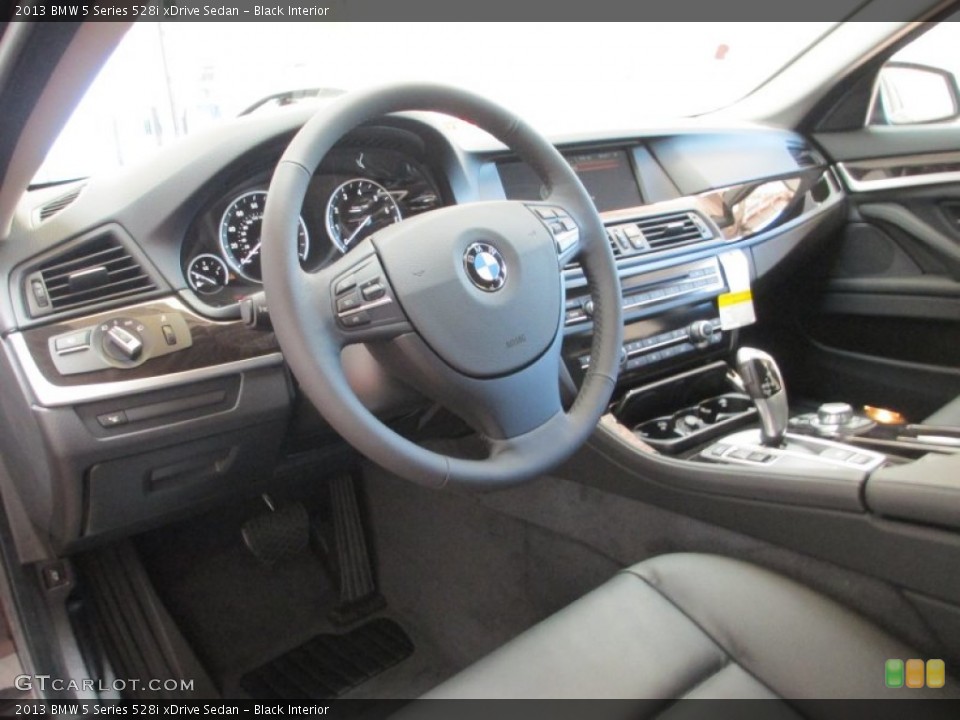 Black Interior Photo for the 2013 BMW 5 Series 528i xDrive Sedan #70713827