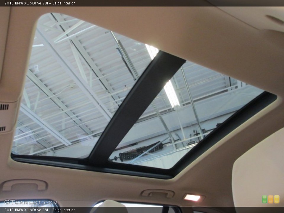 Beige Interior Sunroof for the 2013 BMW X1 xDrive 28i #70714293