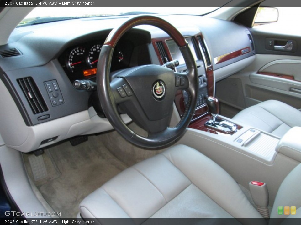 Light Gray Interior Prime Interior for the 2007 Cadillac STS 4 V6 AWD #70714334