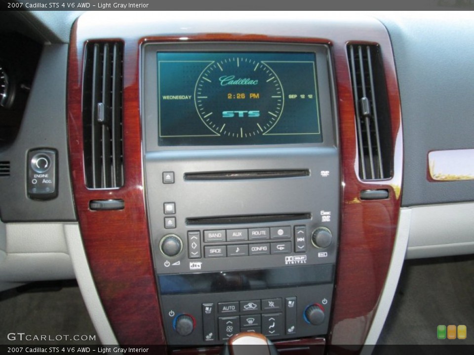 Light Gray Interior Controls for the 2007 Cadillac STS 4 V6 AWD #70714379
