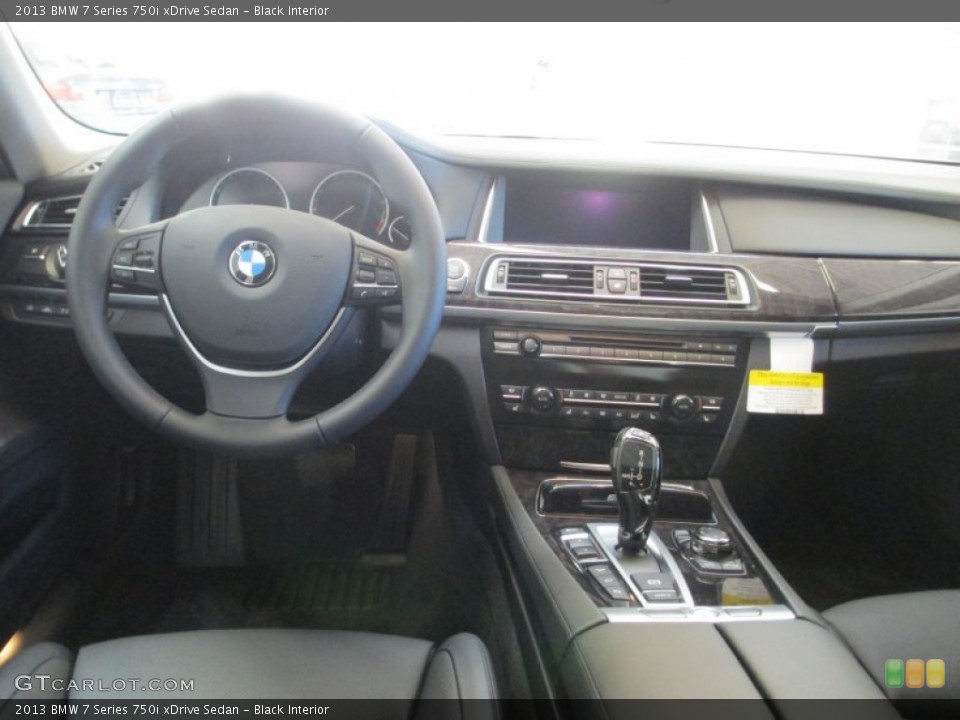 Black Interior Dashboard for the 2013 BMW 7 Series 750i xDrive Sedan #70714685