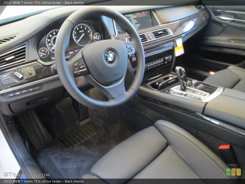 Black Interior Photo for the 2013 BMW 7 Series 750i xDrive Sedan #70714694