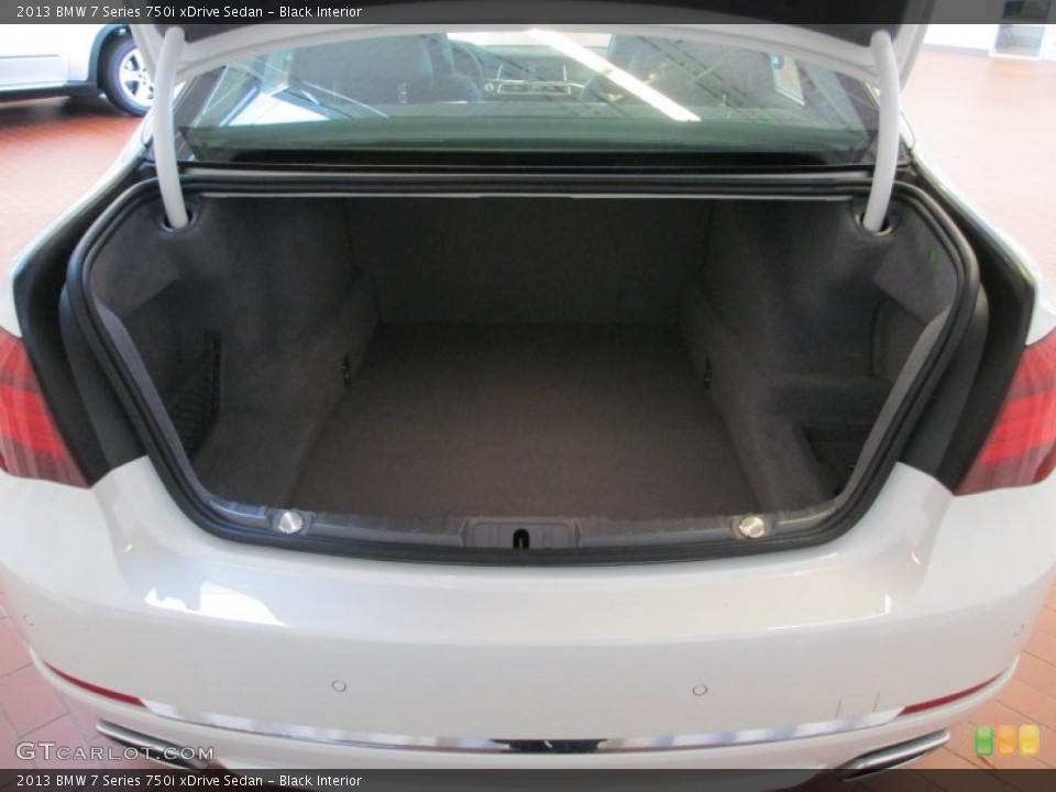 Black Interior Trunk for the 2013 BMW 7 Series 750i xDrive Sedan #70714736