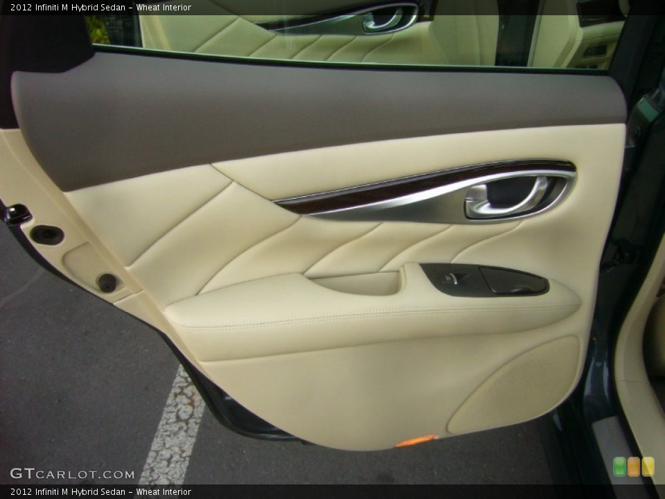 Wheat Interior Door Panel for the 2012 Infiniti M Hybrid Sedan #70717202