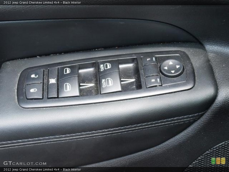 Black Interior Controls for the 2012 Jeep Grand Cherokee Limited 4x4 #70717298