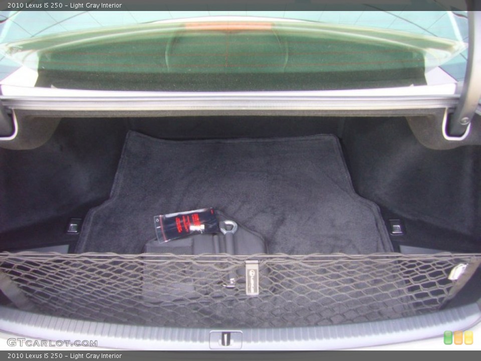 Light Gray Interior Trunk for the 2010 Lexus IS 250 #70717486