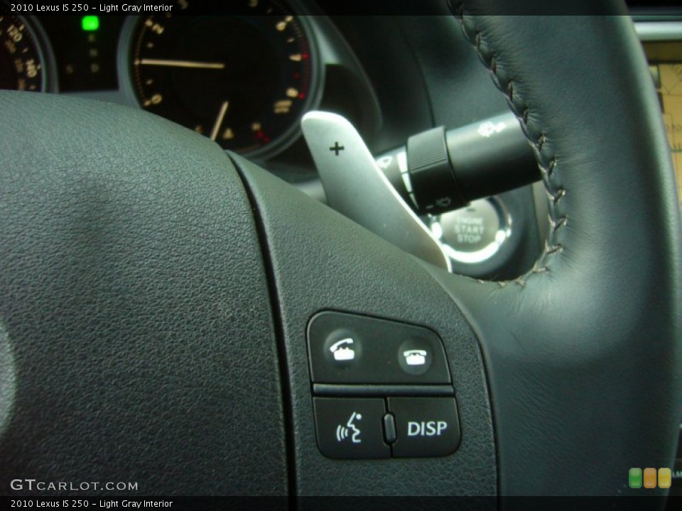 Light Gray Interior Controls for the 2010 Lexus IS 250 #70717592