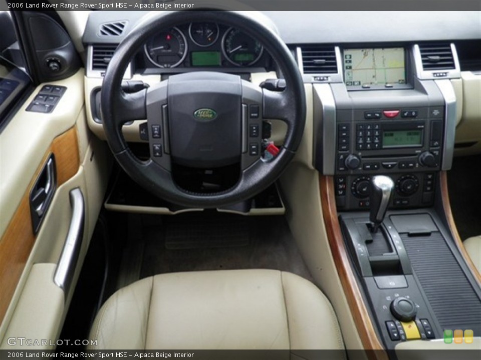 Alpaca Beige Interior Dashboard for the 2006 Land Rover Range Rover Sport HSE #70718072