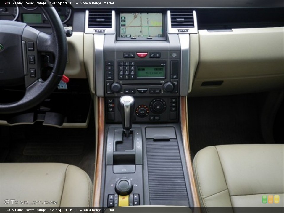 Alpaca Beige Interior Controls for the 2006 Land Rover Range Rover Sport HSE #70718105