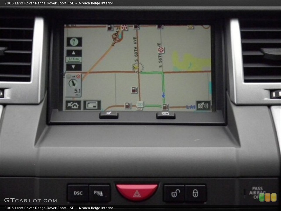 Alpaca Beige Interior Navigation for the 2006 Land Rover Range Rover Sport HSE #70718129