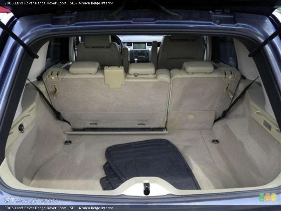 Alpaca Beige Interior Trunk for the 2006 Land Rover Range Rover Sport HSE #70718177