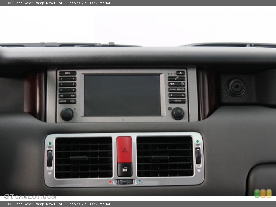 Charcoal/Jet Black Interior Navigation for the 2004 Land Rover Range Rover HSE #70720037