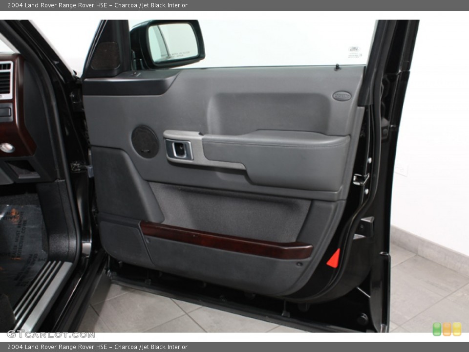 Charcoal/Jet Black Interior Door Panel for the 2004 Land Rover Range Rover HSE #70720064