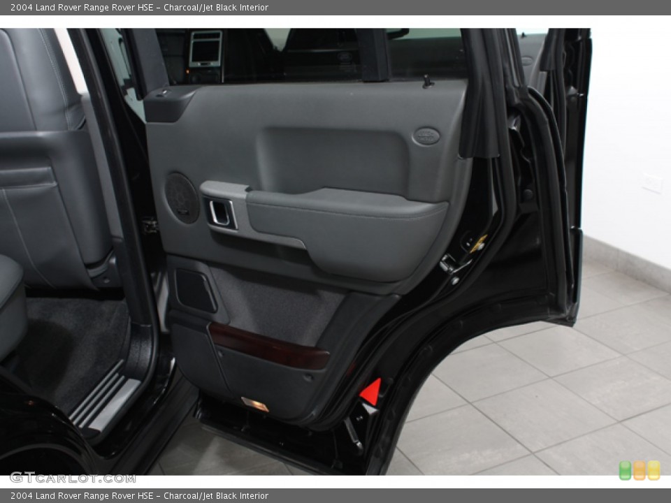 Charcoal/Jet Black Interior Door Panel for the 2004 Land Rover Range Rover HSE #70720076