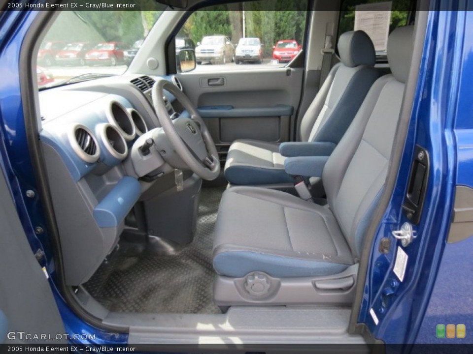 Gray/Blue Interior Front Seat for the 2005 Honda Element EX #70722665