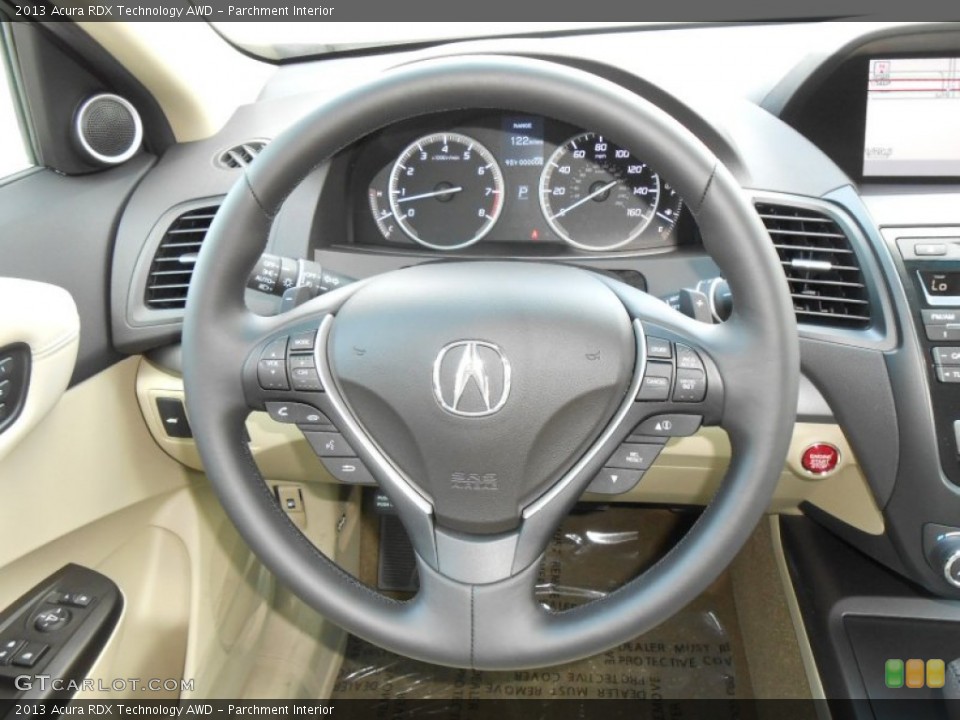Parchment Interior Steering Wheel for the 2013 Acura RDX Technology AWD #70724219
