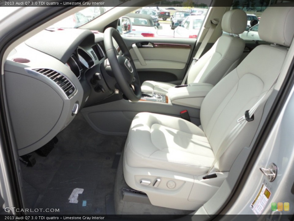 Limestone Gray Interior Photo for the 2013 Audi Q7 3.0 TDI quattro #70724617