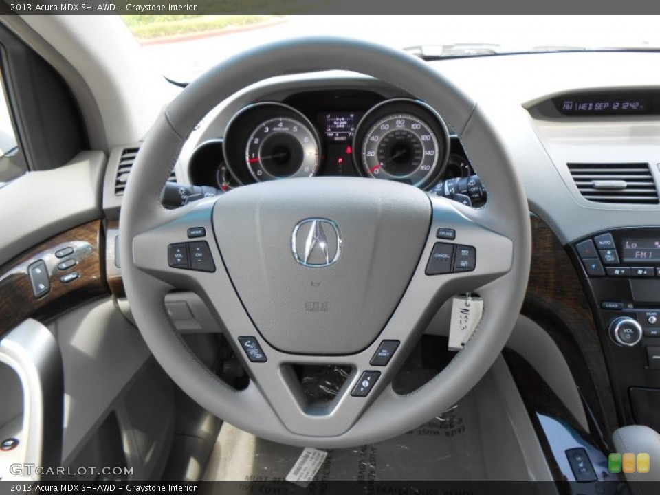 Graystone Interior Steering Wheel for the 2013 Acura MDX SH-AWD #70724912