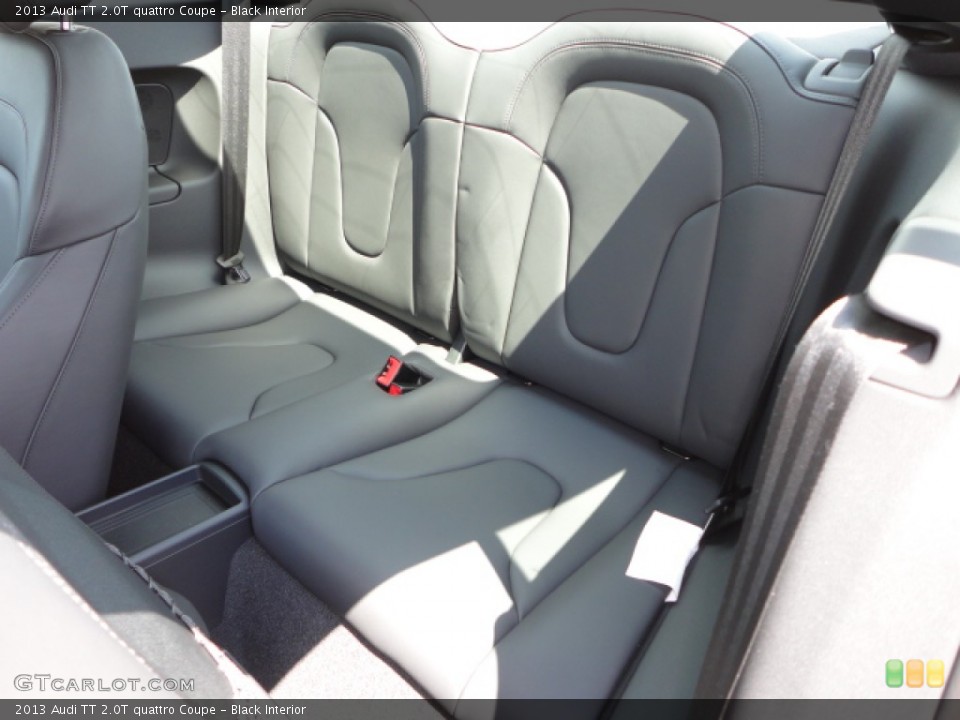 Black Interior Rear Seat for the 2013 Audi TT 2.0T quattro Coupe #70724933