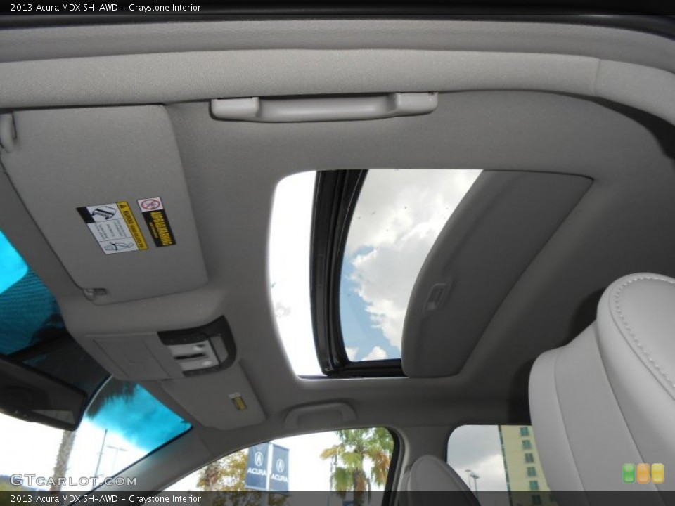Graystone Interior Sunroof for the 2013 Acura MDX SH-AWD #70724978