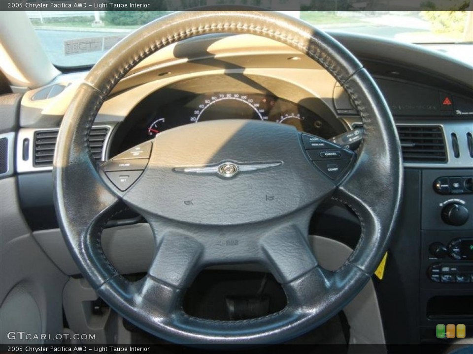 Light Taupe Interior Steering Wheel for the 2005 Chrysler Pacifica AWD #70725173