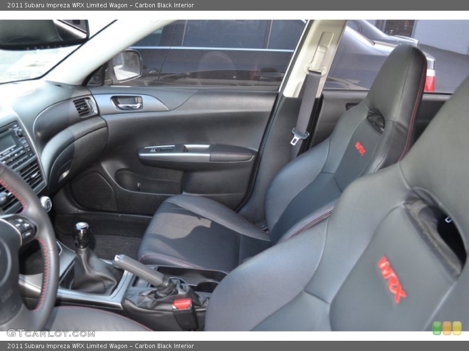 Carbon Black Interior Photo for the 2011 Subaru Impreza WRX Limited Wagon #70725215