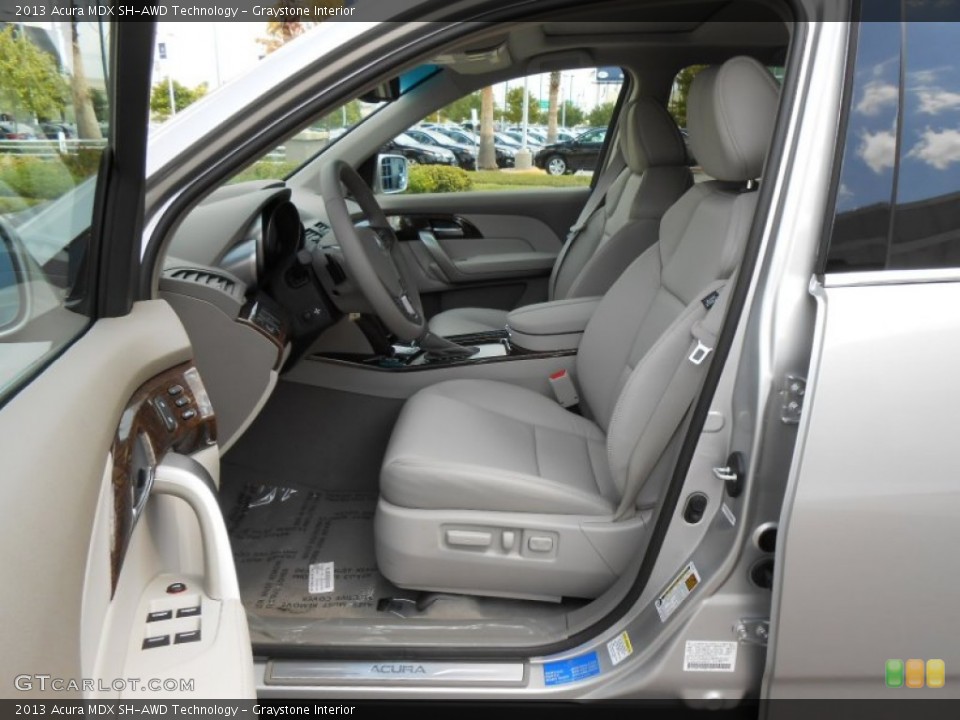 Graystone Interior Front Seat for the 2013 Acura MDX SH-AWD Technology #70725313