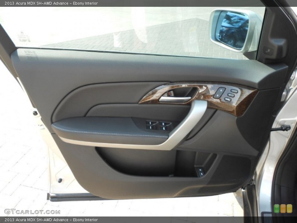 Ebony Interior Door Panel for the 2013 Acura MDX SH-AWD Advance #70726028