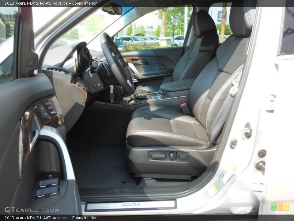 Ebony Interior Front Seat for the 2013 Acura MDX SH-AWD Advance #70726037