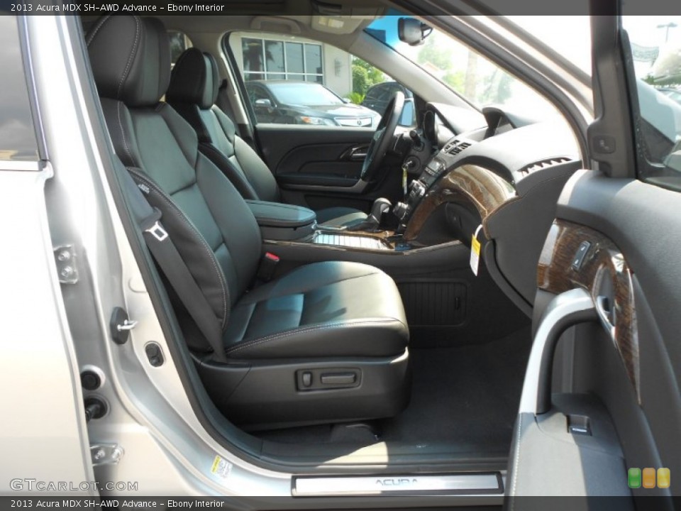 Ebony Interior Photo for the 2013 Acura MDX SH-AWD Advance #70726055