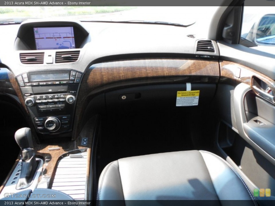 Ebony Interior Dashboard for the 2013 Acura MDX SH-AWD Advance #70726082