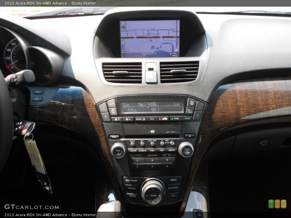 Ebony Interior Controls for the 2013 Acura MDX SH-AWD Advance #70726100