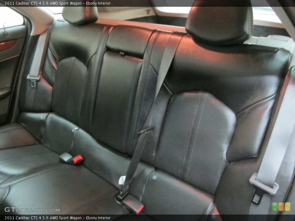 Ebony Interior Photo for the 2011 Cadillac CTS 4 3.6 AWD Sport Wagon #70728212