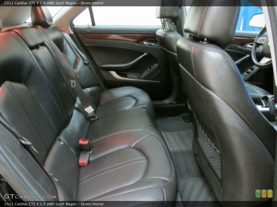 Ebony Interior Photo for the 2011 Cadillac CTS 4 3.6 AWD Sport Wagon #70728221