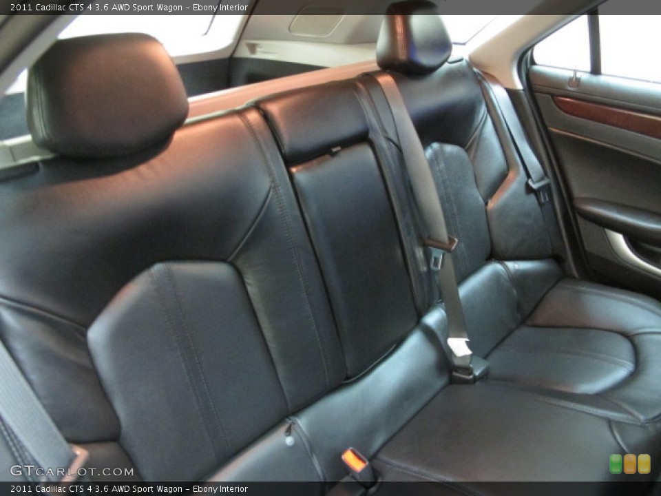 Ebony Interior Photo for the 2011 Cadillac CTS 4 3.6 AWD Sport Wagon #70728230