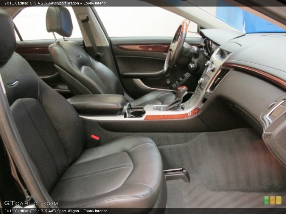 Ebony Interior Photo for the 2011 Cadillac CTS 4 3.6 AWD Sport Wagon #70728239